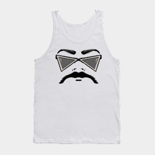 Moustache guy Tank Top